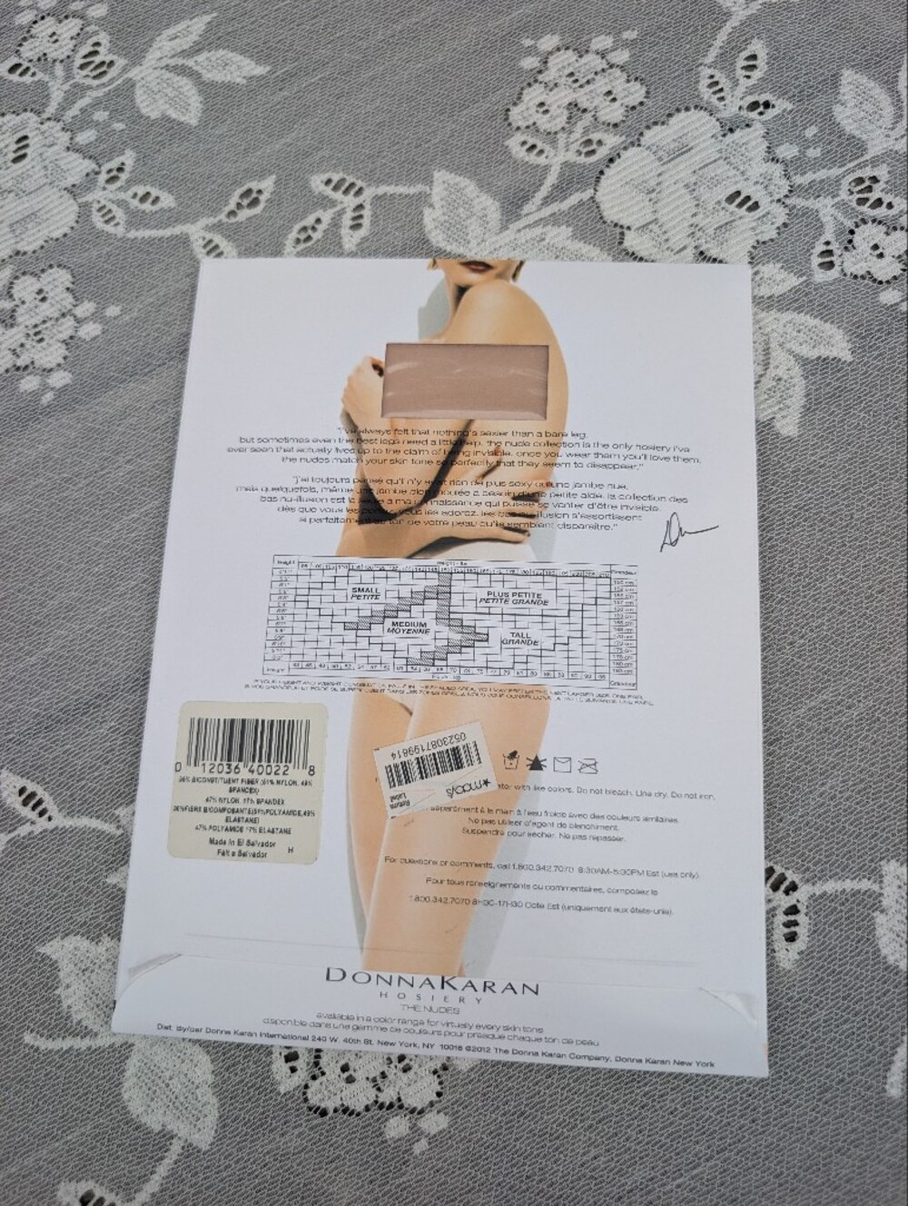 3 Donna Karan Nude Control Top Pantyhose Size Medium - Picture 6 of 10
